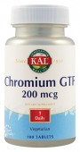 Chromium GTF 200 mg. (100 tablete vegetale)
